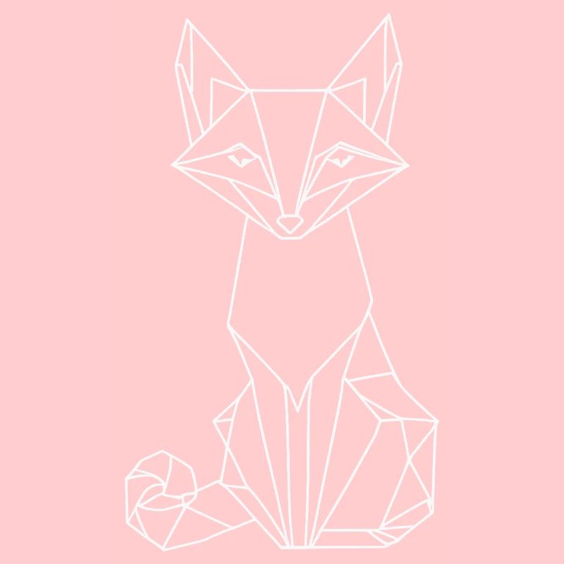 Fuchs Polygon – Minimalistisches Waldtier Design