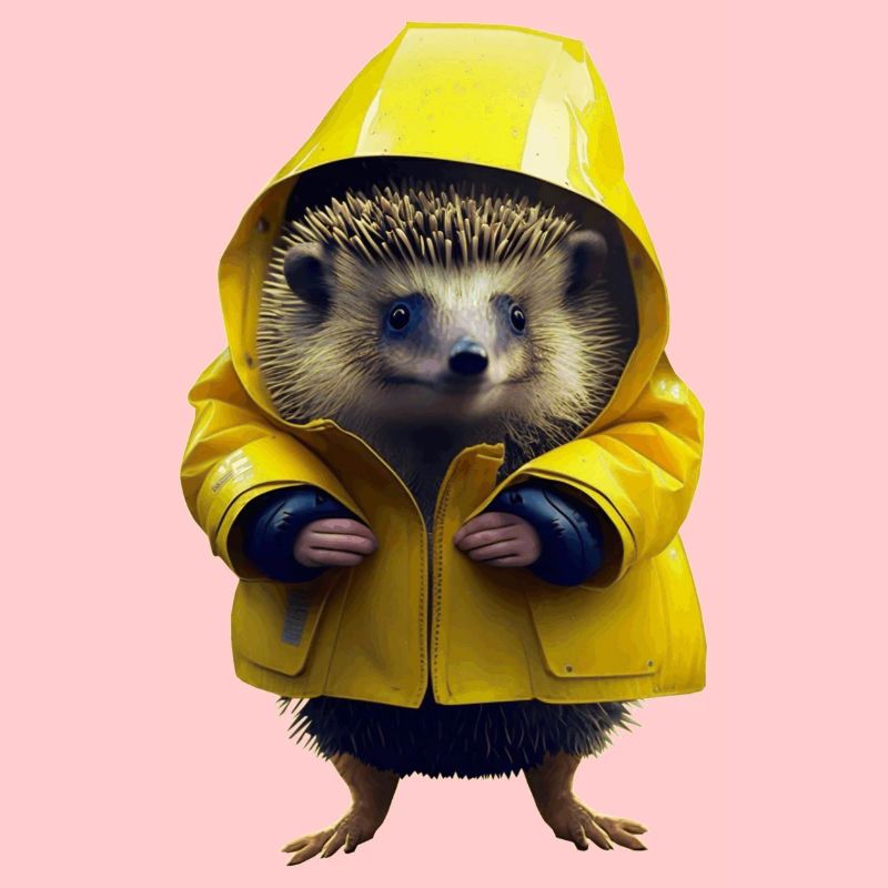 Est-ce que c’est du mauvais temps, pense le hérisson