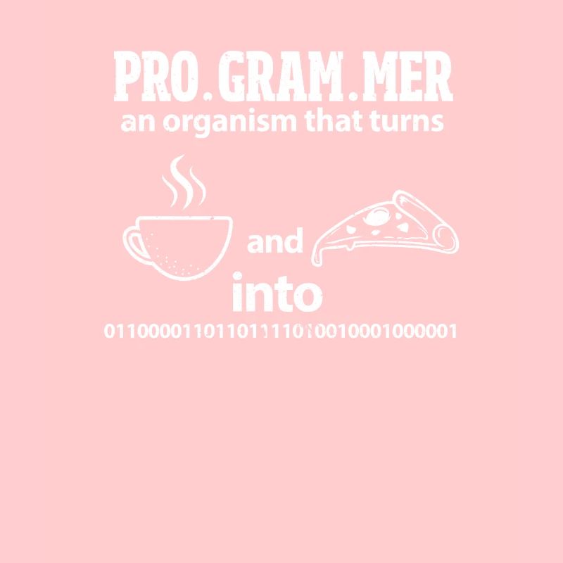 Programmierer Wandelt Kaffee und Pizza in Code