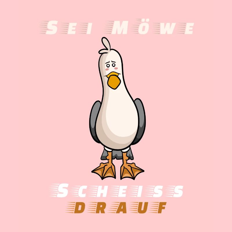 sei möwe scheiss drauf möwe norden küste meer