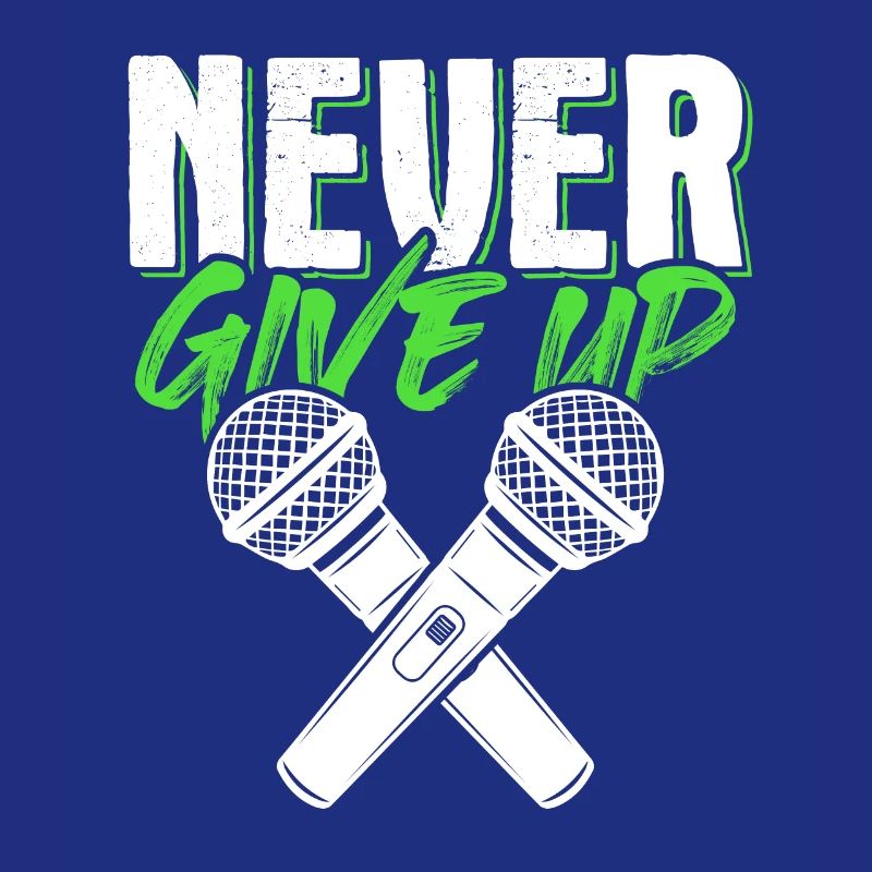 never give up rap