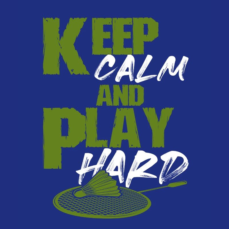 keep calm game badminton