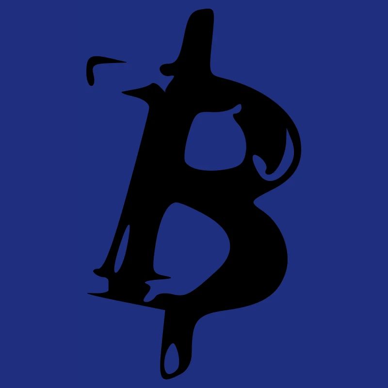 Bitcoin Krypto Währung virtuellen Lebens Vector 5