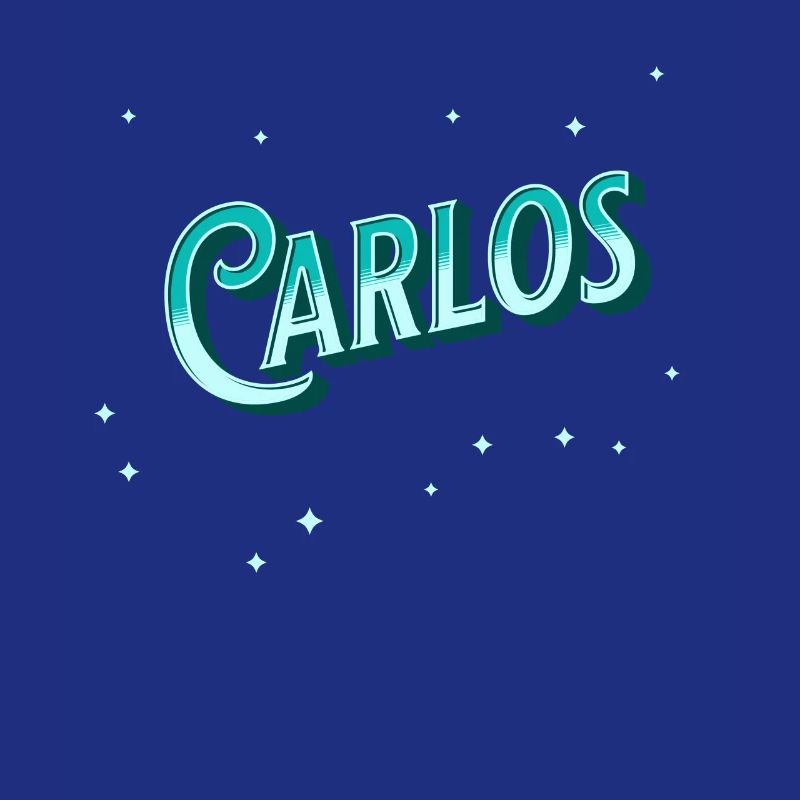 Carlos name personalized