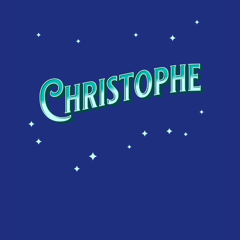 Christophe name personalized