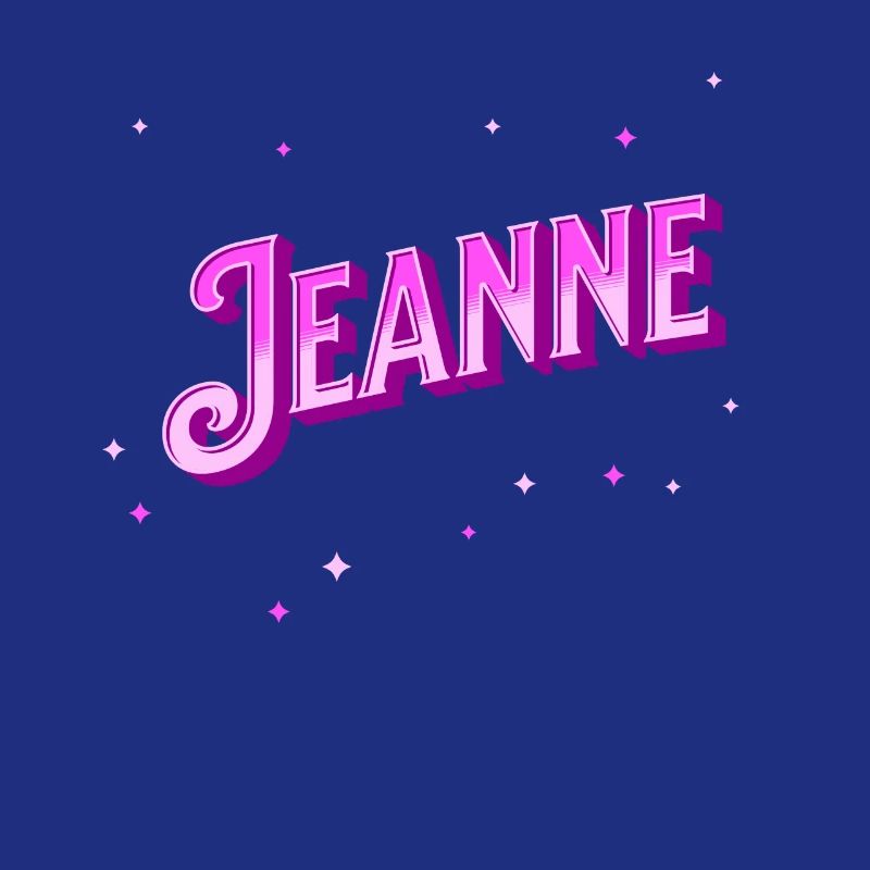 Jeanne name personalized