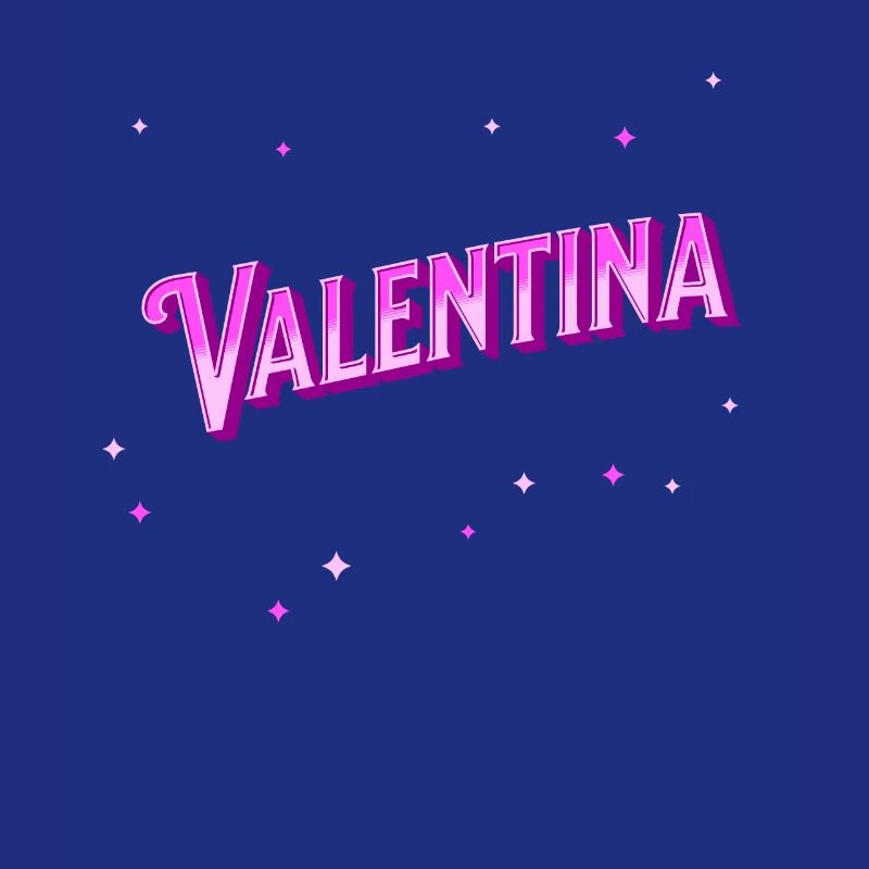 Valentina's name personalized