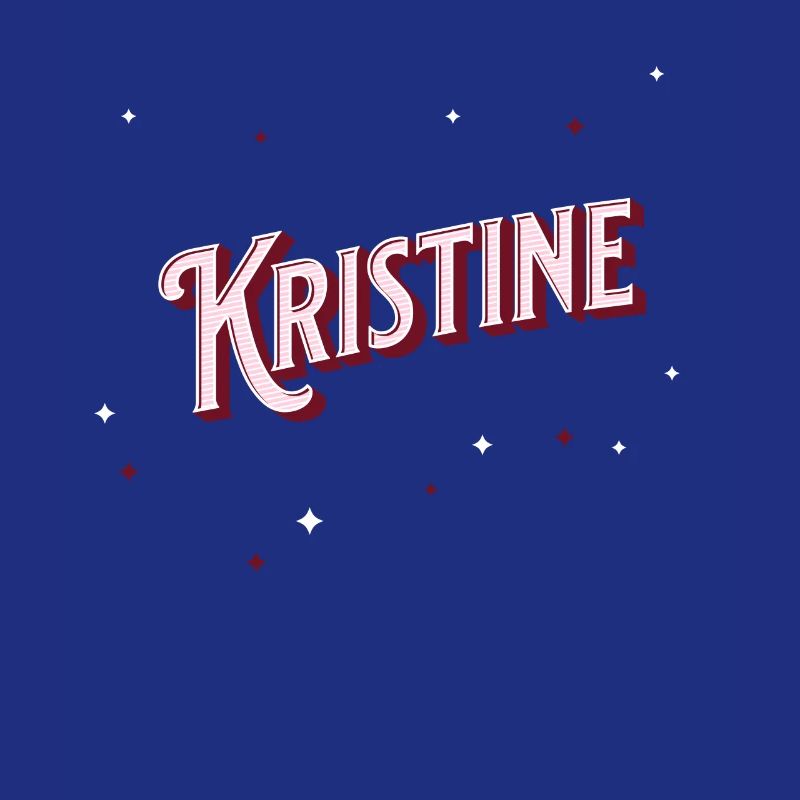 Kristine name personalized