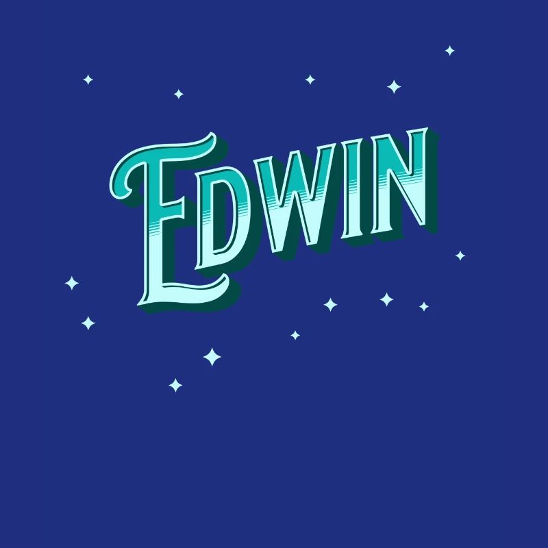 Edwin name personalized