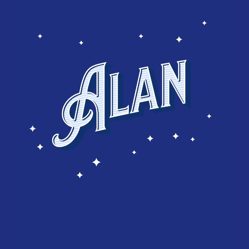 Alan name personalized