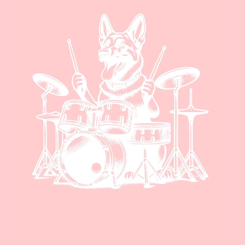 Conception de chien batteur Malinois cool