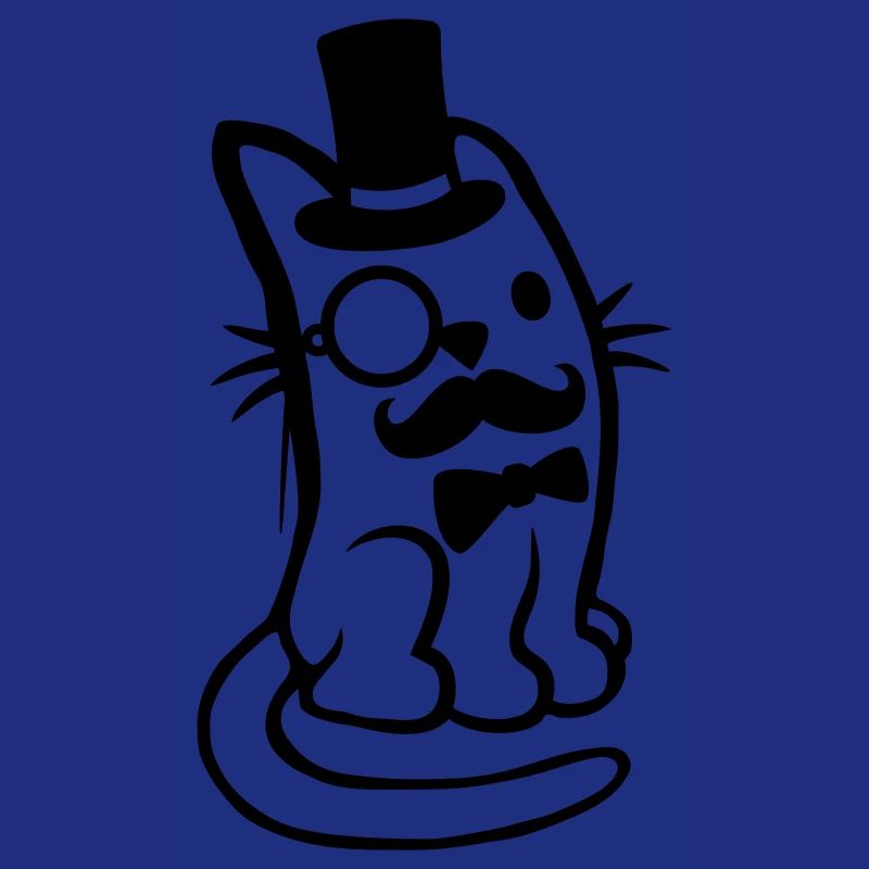 Herr Katze Bart Mann