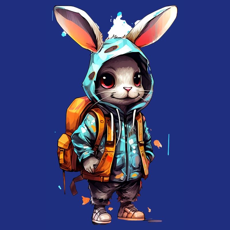 Dessin animé mignon de lapin