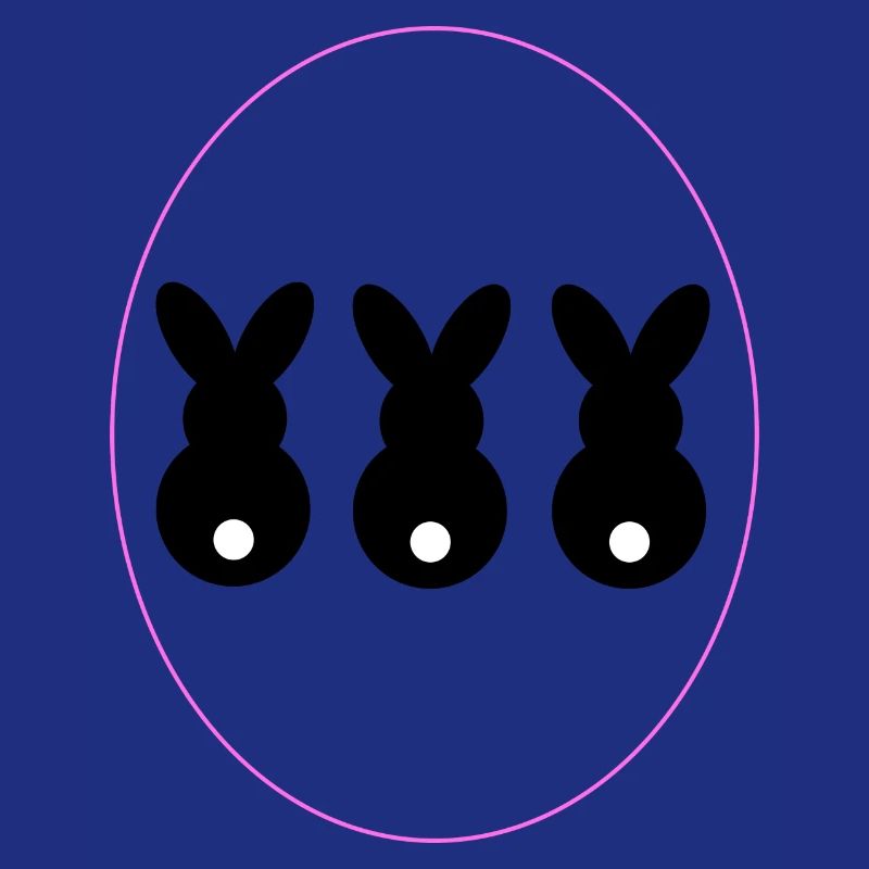 3 Bunny in Egg Plain Shadow