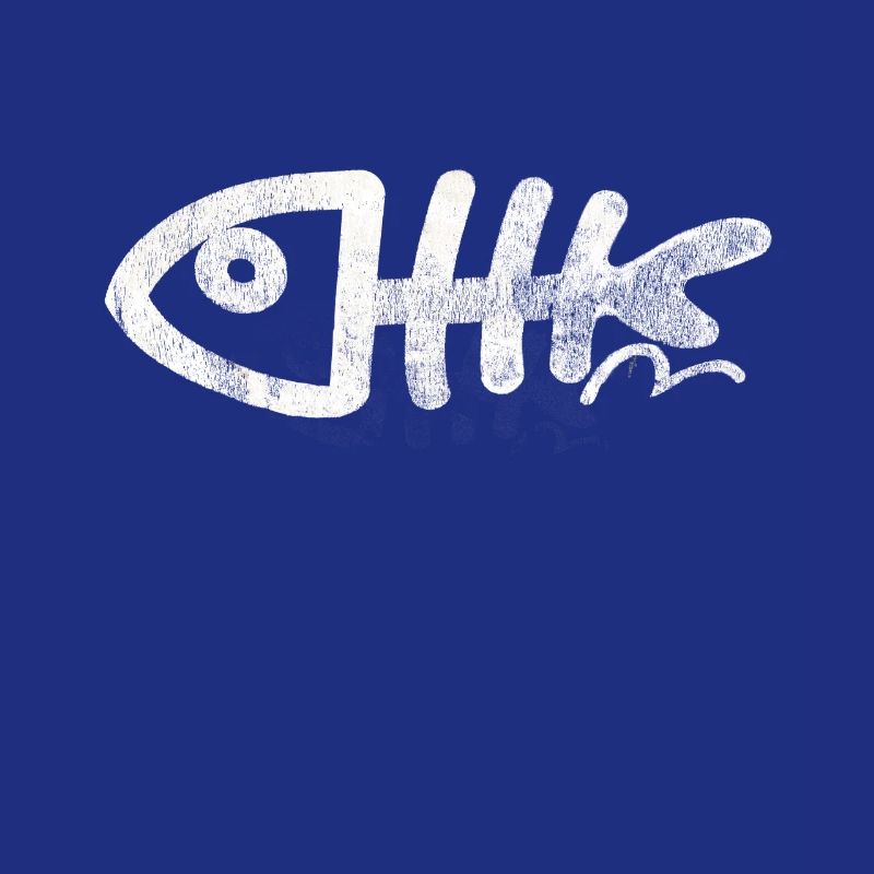 Squelette de poisson Graffiti Graphique