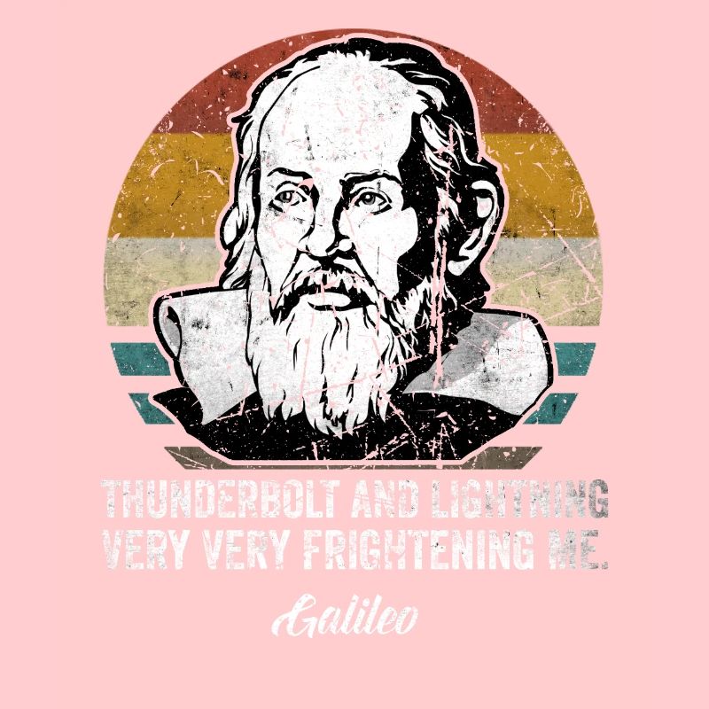 Thunderbolt lightning Galileo Philosopher Physics