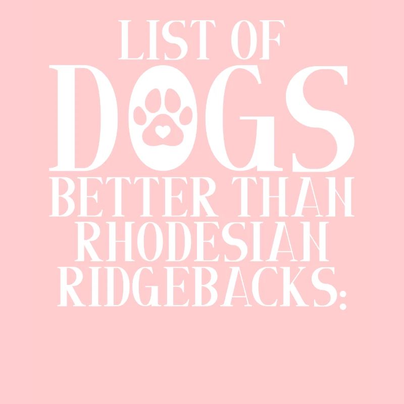 Cadeaux de Rhodesian Ridgeback