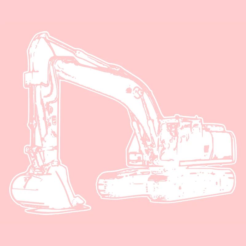 Excavator excavator operator at construction site