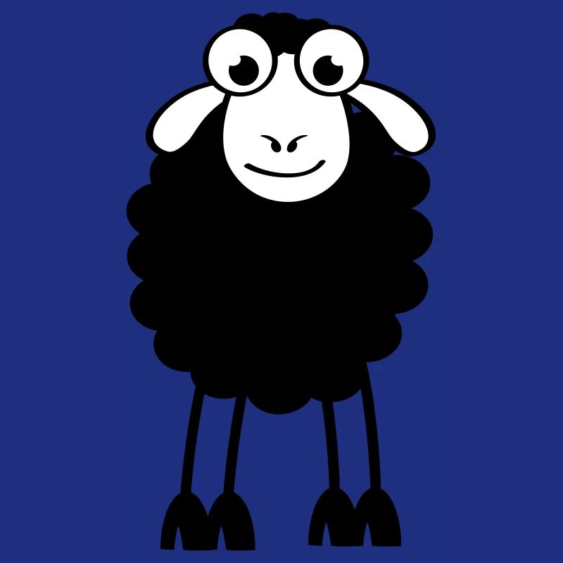 Schafe, weiße oder schwarze Schafe. Träumen oder schlafen