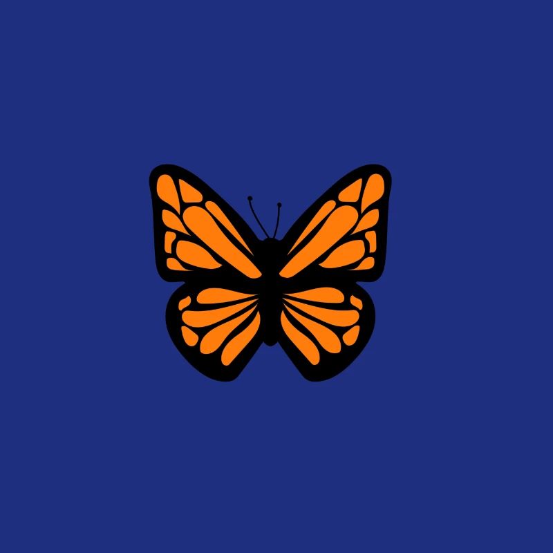 papillon orange