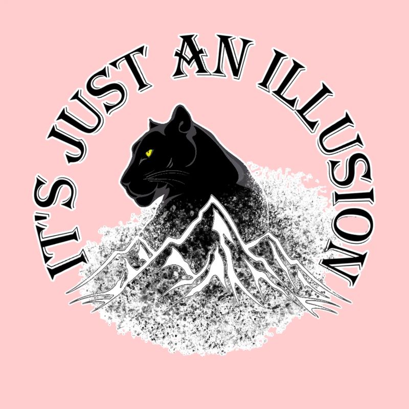 Panthère noire. C'est juste une illusion.