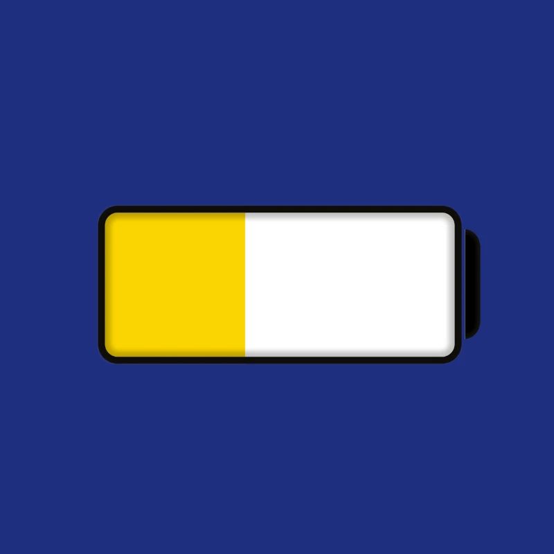 Battery (half-full / half-empty - 40%)