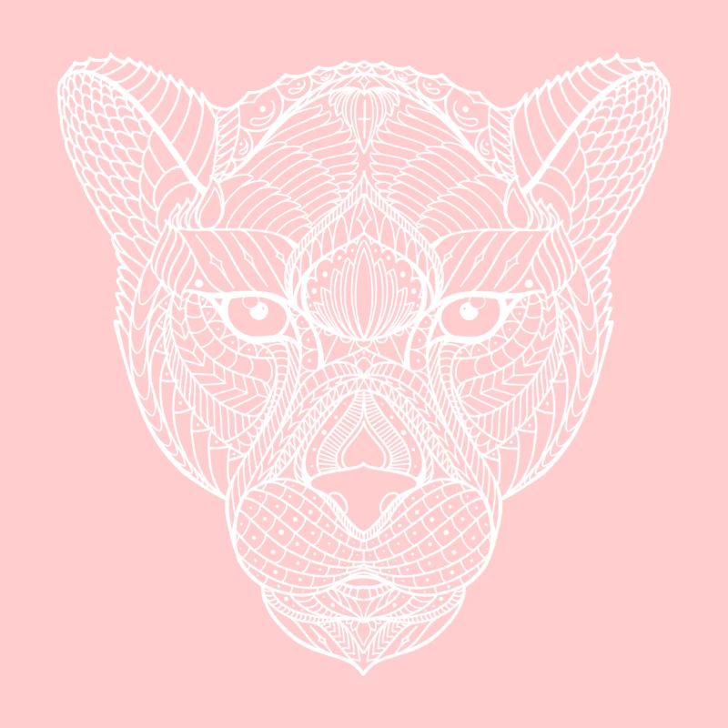 Black panther mandala