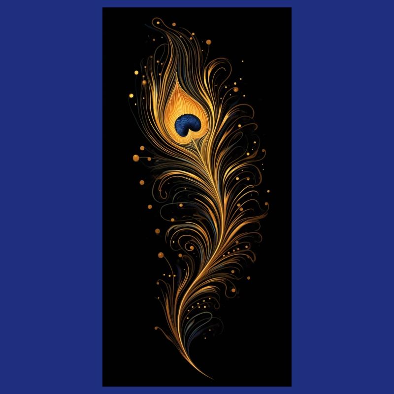 Peacock feather
