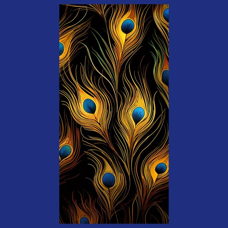 Peacock feathers