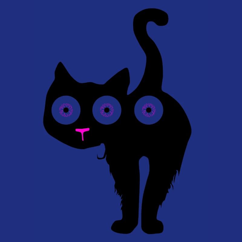 Katze mit drei Augen oder...