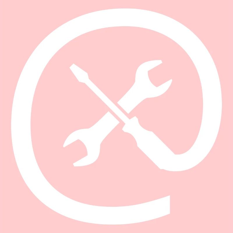 Icône Service informatique (blanc)