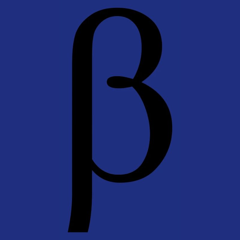 Beta griechischen Buchstaben