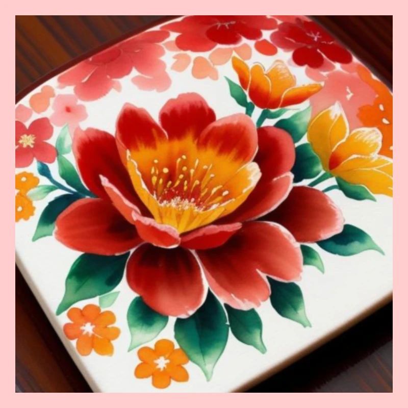 Vibrant Fireside Bloom