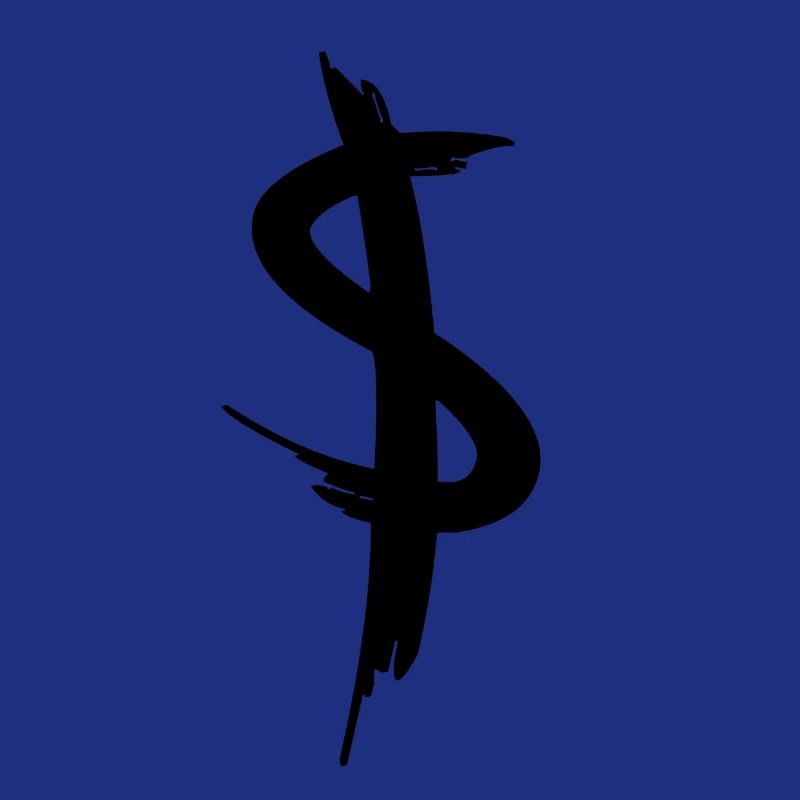 Signe de dollar Grafitti