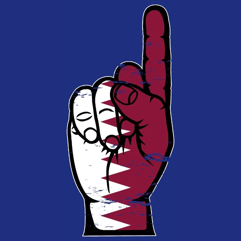 Drapeau du Qatar numéro 1 utilisé