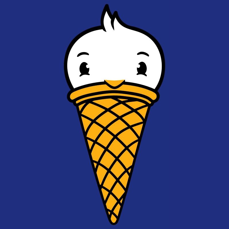 Vogel Eis Waffel Waffeleis Kugeln Eiscreme Eistüte