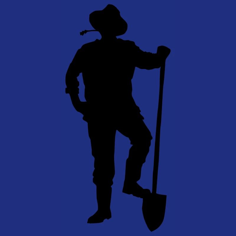 farmer silhouette
