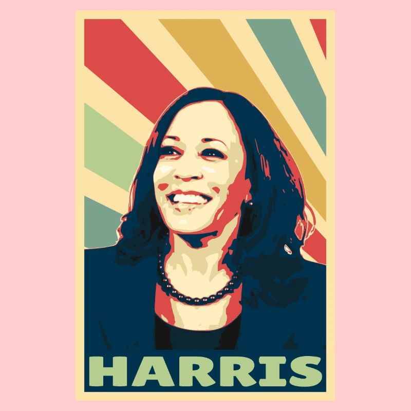Kamala Harris Vintage Farben