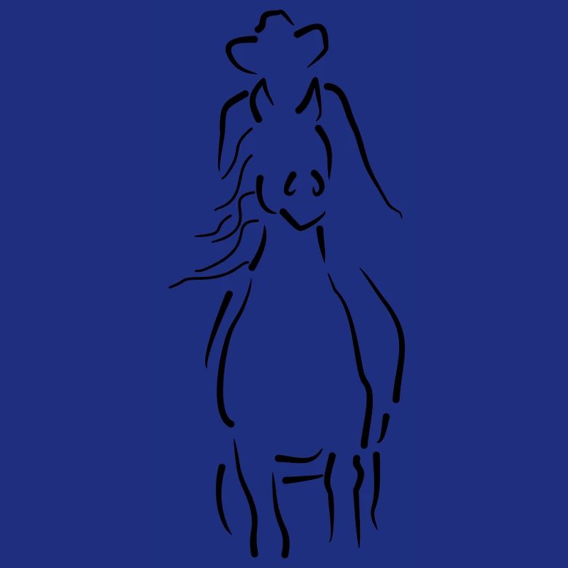 Sliding Stop-Pferd
