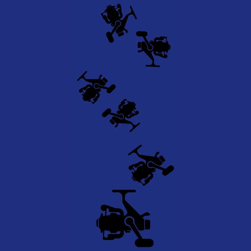 Icône du symbole du moulinet de pêche