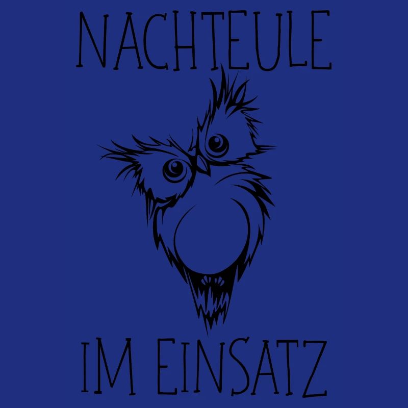 Nachteule im Einsatz Eule Müde Krankenschwester