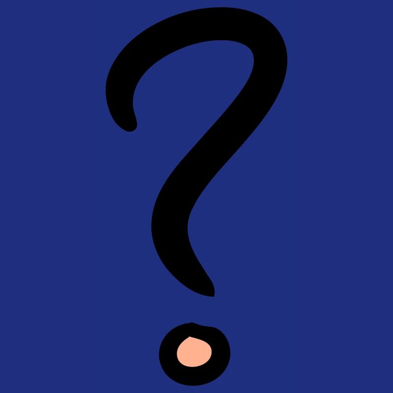 Question Mark Symbol, Punctuation Vector Drawing