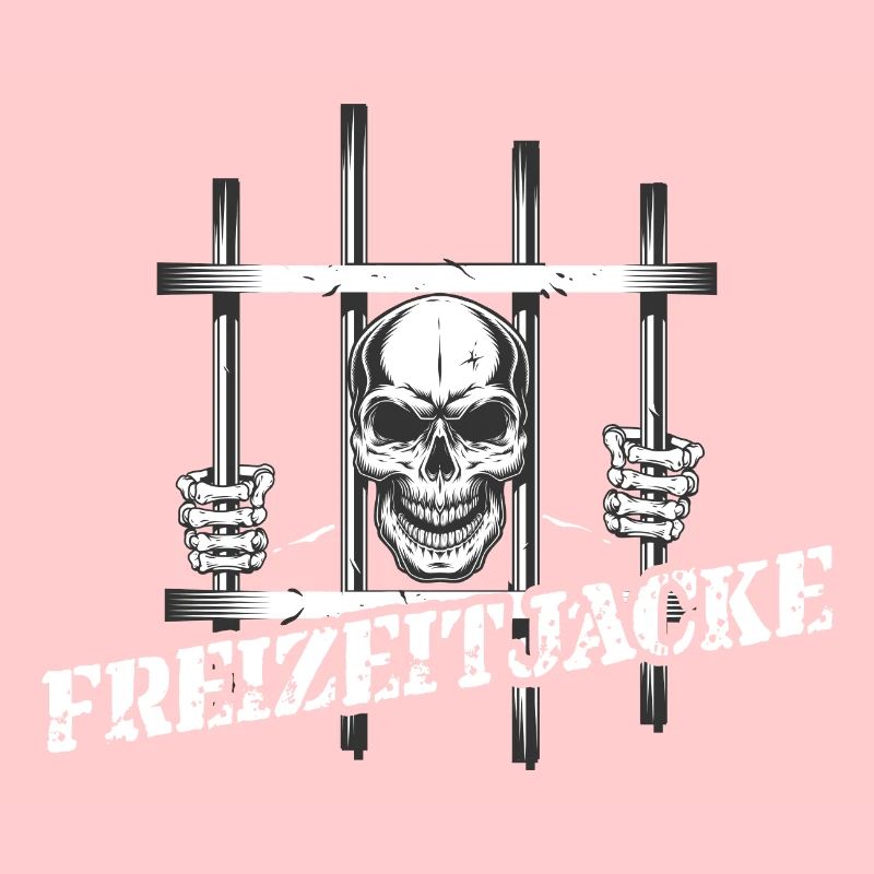 Freizeitjacke - Skelett hinter Gittern 1
