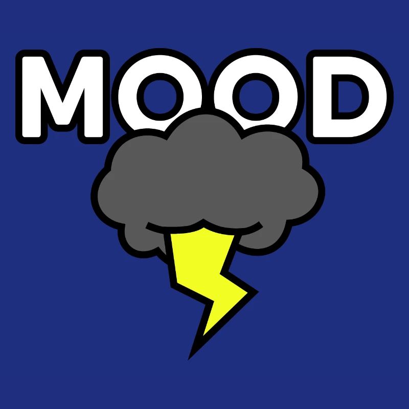 Dark Thunder Cloud - MOOD: Digital Drawing
