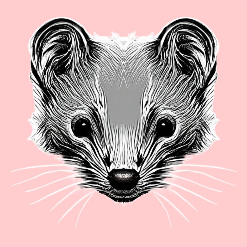 STYLIZED MARTEN HEAD