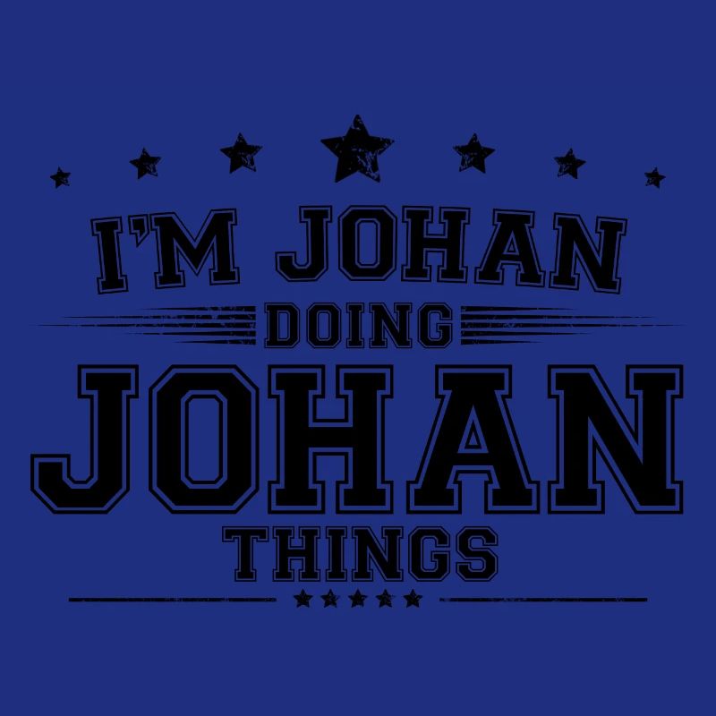 Ich bin Johan, der Johan Dinge macht