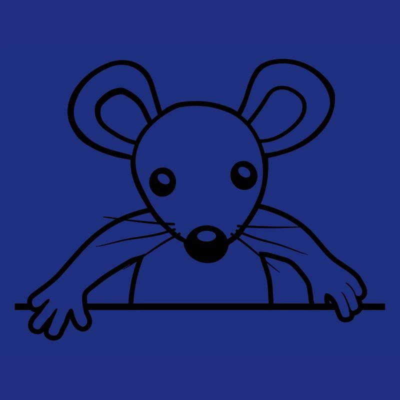 Niedliche hinter Mauer