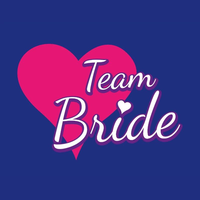 Team Bride Heart