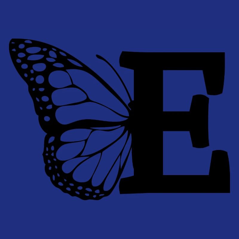 lettre e papillon