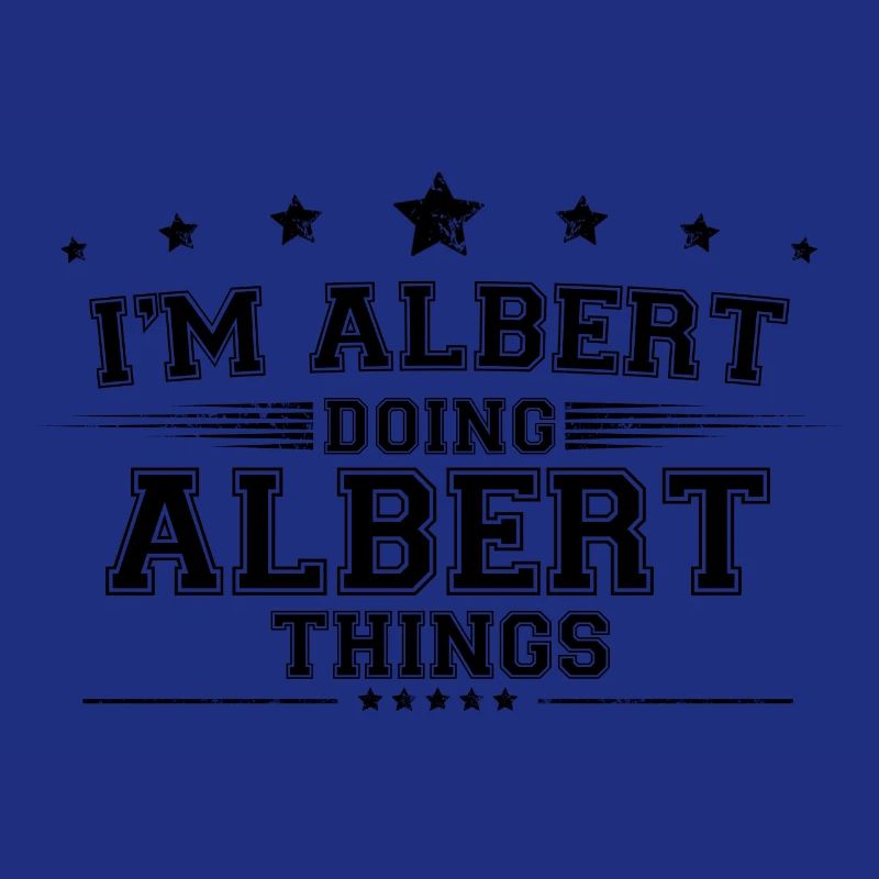 Ich bin Albert, der Albert-Dinge macht